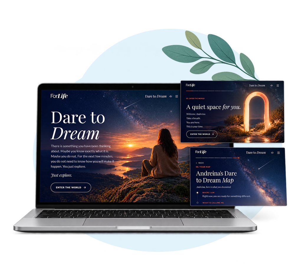 02. The Interactive Self-Discovery Experience, with Your Dare to Dream Map