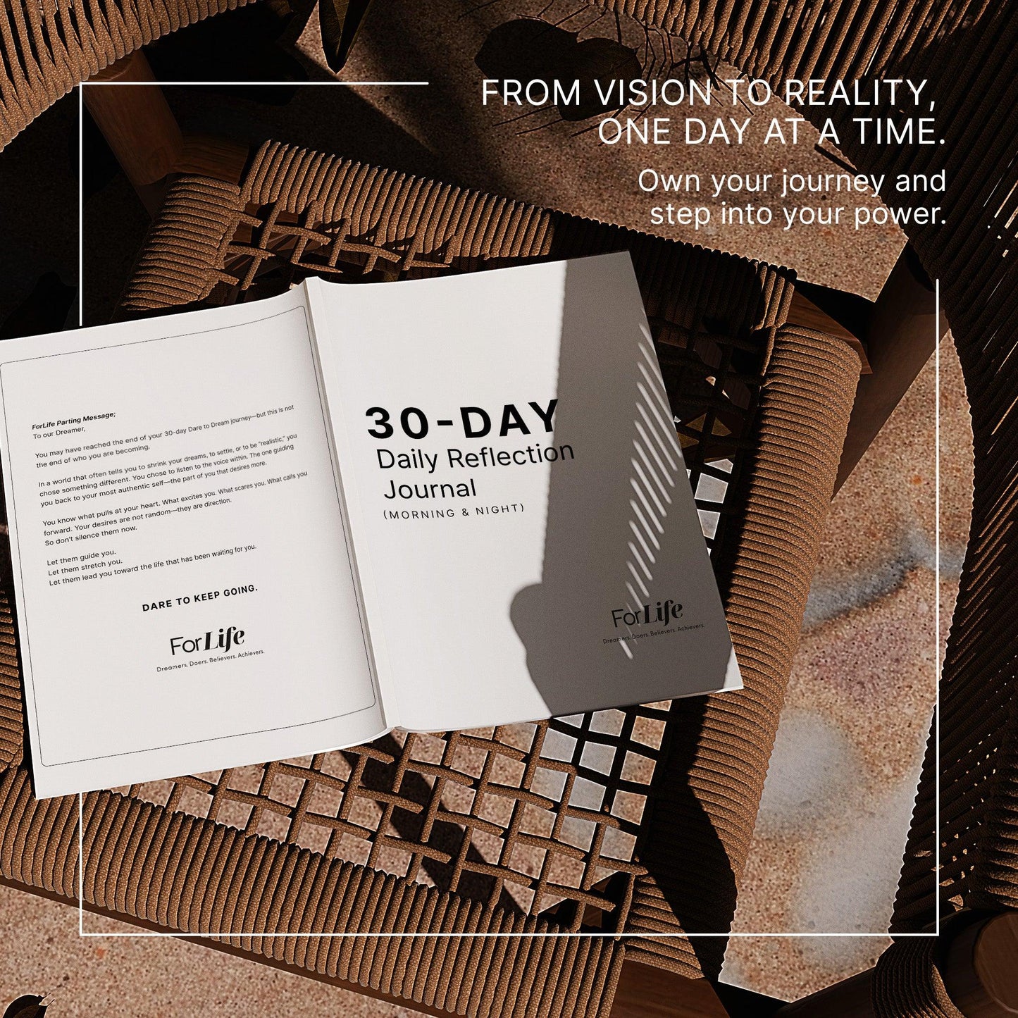 Dare to Dream + Thriving Season Daily Reflection Journal